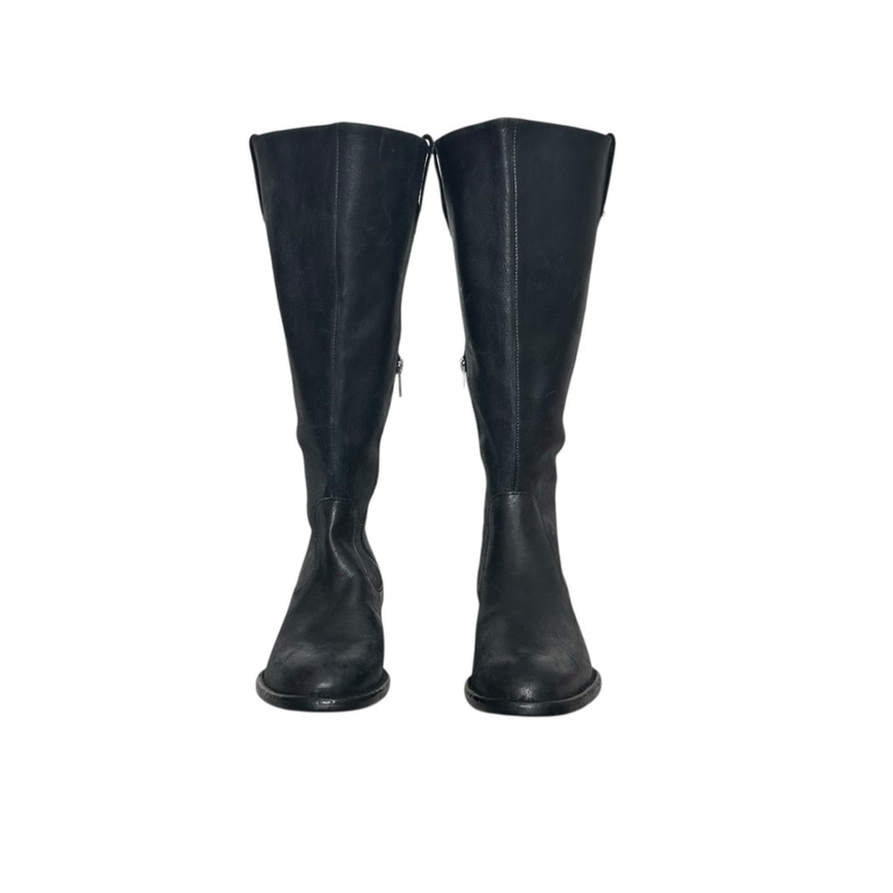 Born Shaunie Tall Wide Shaft Genuine Leather Boots in Black Women’s Size 6 - Picture 6 of 12